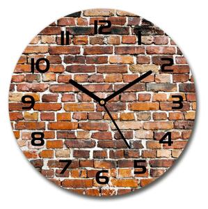Skleněné hodiny na stěnu Zděná zeď pl_zso_30_c-f_82295613
