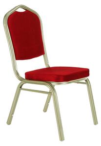 Konferenční židle stohovatelná v látce bordó TK2021