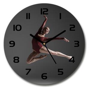 Skleněné hodiny kulaté Moderní tanec pl_zso_30_c-f_85327020