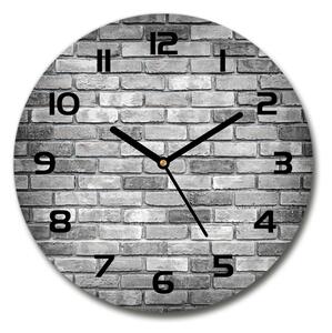 Skleněné hodiny na stěnu Zděná zeď pl_zso_30_c-f_86757809