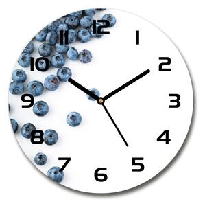 Skleněné nástěnné hodiny kulaté Borůvky pl_zso_30_c-f_87591832