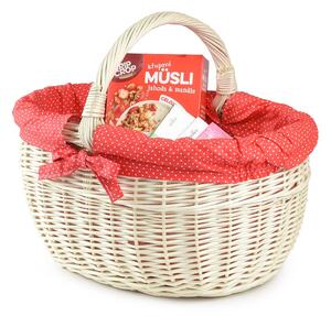 Nákupní koš proutěný Mercado IV. š.42 x hl.34 x v.23 / 36(cm)