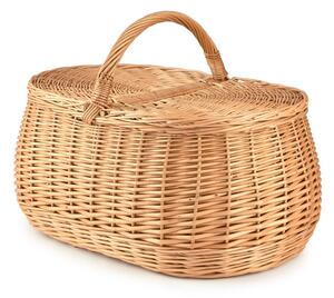 Piknikový proutěný koš Crate V. š.50 x hl.34 x v.25/40