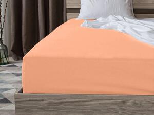 Jersey prostěradlo EXCLUSIVE meruňkové 90 x 200 cm