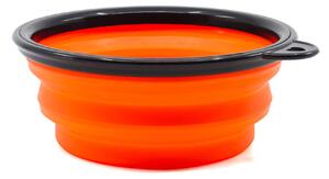 Vsepropejska Clea silikonová cestovní miska pro psa Barva: Oranžová