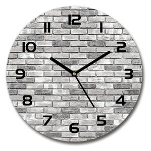 Skleněné hodiny na stěnu Zděná zeď pl_zso_30_c-f_96615467
