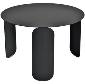 Antracitový kovový zahradní konferenční stolek Fermob Bebop 60 cm