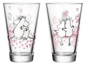 Arabia Sklenice Moomin Love 0,22l, 2ks / 30. výročí