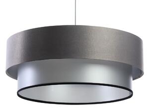 BPS koncept Závěsné svítidlo DUO, 1xE27, ø 40 cm Barva: Šedá-stříbrná