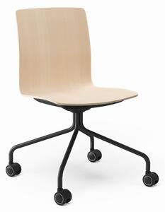 ProfiM - Židle COM K12HC dřevěná s kolečky