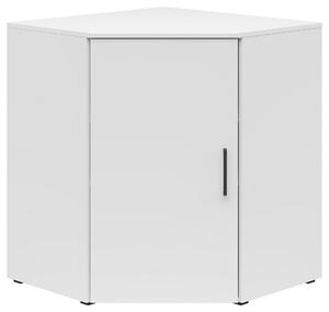 ROHOVÁ KOMODA, bílá, 71,5/83/71,5 cm Carryhome