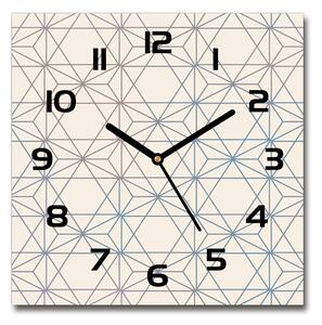 Skleněné hodiny čtverec Geometrické pozadí pl_zsk_30x30_c-f_106288752