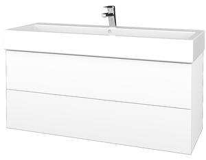 Dřevojas Koupelnová skříňka VARIANTE SZZ2 120 (pro umyvadlo Duravit Vero)