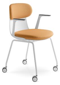 LD SEATING - Židle ZOE 222-BR s područkami