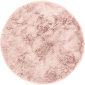 Makro Abra Moderní kulatý koberec Angelo Pink růžový Rozměr: průměr 80 cm