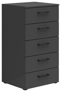 KOMODA, barvy grafitu, 45/83/40 cm Carryhome