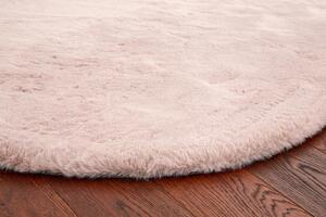 Makro Abra Moderní kulatý koberec Angelo Pink růžový Rozměr: průměr 80 cm