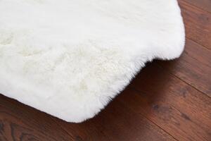 Makro Abra Moderní kulatý koberec Angelo Bílý Rozměr: průměr 80 cm