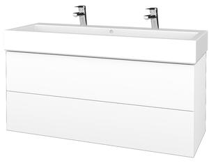 Dřevojas Koupelnová skříňka VARIANTE SZZ2 120 (pro umyvadlo Duravit Vero)