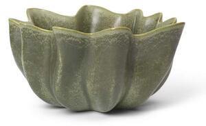 Ferm Living Mísa Nium Bowl Large, dark sage
