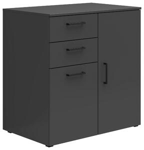KOMODA, barvy grafitu, 80/83/52 cm Carryhome