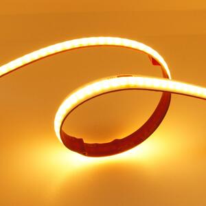 LED pásek COB 4W/m, 24V, IP20, 320LED/m, CRI>90 Barva světla: Amber 1800K