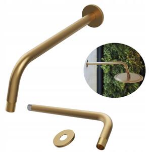 Gamma Gamma, podomítkové rameno 35 cm, zlatá matná, GMA-RAM-D-LP05-BGD