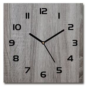Skleněné nástěnné hodiny čtverec Dřevo pl_zsk_30x30_c-f_136849989