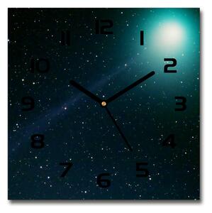 Skleněné hodiny čtverec Vesmír pl_zsk_30x30_c-f_27580570