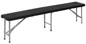 Zahradní lavice 183x30 cm SPRINGOS GF0095 černá