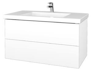 Dřevojas Koupelnová skříňka VARIANTE SZZ2 100 (pro umyvadlo Metric)