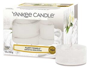 Čajové svíčky Yankee Candle 12 ks - Fluffy Towels
