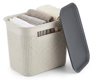 Rotho Úložný box s víkem a s madly BRISEN 7l, 26x18x21cm, bílý