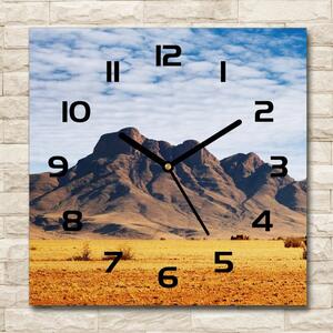 Skleněné hodiny čtverec Namíbie skály pl_zsk_30x30_c-f_5022604