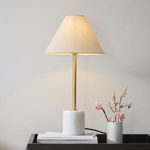 Endon 114211 - Stolní lampa 1xE14/7W/230V béžová/mosaz