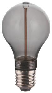Nordlux Kouřově šedá dekorativní stmívatelná LED žárovka Deco A60 E27 2W