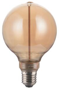 Nordlux Jantarově hnědá dekorativní stmívatelná LED žárovka Deco G95 E27 4W
