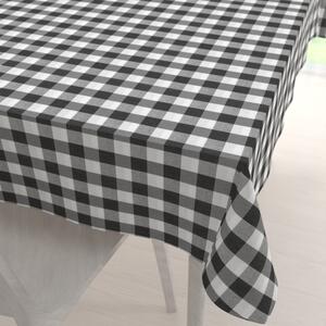 Biante Dekorační obdélníkový ubrus Rebeka RE-010 Šedo-bílá kostka velká 50x100 cm