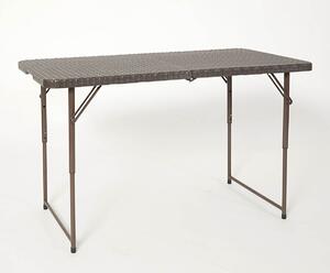 Die moderne Hausfrau Skládací stůl, hnědý