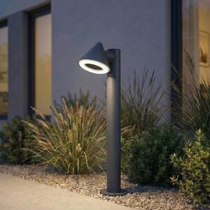 Lindby LED osvětlení cesty Soran, černé, 60 cm, kov, IP44, Černá, kov, Moderní