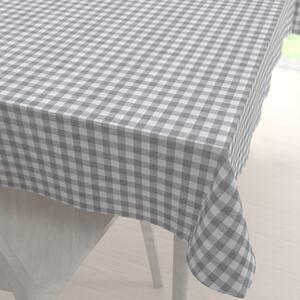 Biante Dekorační obdélníkový ubrus Rebeka RE-019 Šedo-bílá kostka střední 50x100 cm