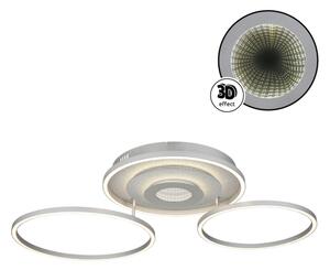 Globo 67824-40 - LED Stm stropní svítidlo MILES 40W/230V 57x99,2 cm stříbrná+DO