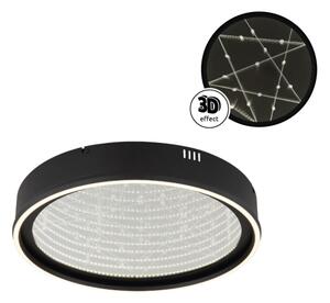 Globo 68288D - LED Stm stropní svítidlo MIRRORA 40W/230V pr. 51,5 cm černá+DO