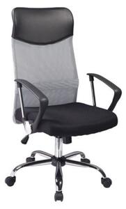 Kancelářská židle - Q-025, čalouněná Čalounění: šedá