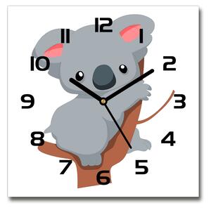 Skleněné hodiny čtverec Koala na stromě pl_zsk_30x30_c-f_66617317