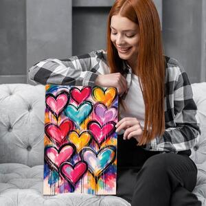 DUBLEZ | Street art obraz - Rytmus lásky | UV tisk, Premium
