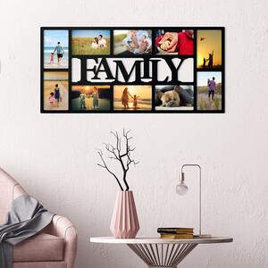 DUBLEZ | Dřevěný rámeček na 10 fotografií - Family