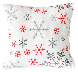 XPOSE® Mikroplyšový povlak na polštář SNOWFALL 50x50 cm