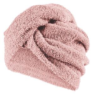 XPOSE® Froté turban na vlasy VERONA - perlový 30x75 cm