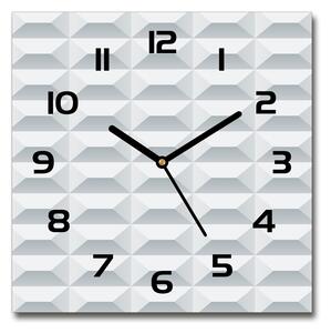Skleněné hodiny čtverec Geometrické pozadí pl_zsk_30x30_c-f_73907947